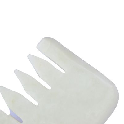 2024 Tendencia Natural Jade Xiuyan Jade Gua Sha Comb para la Cabeza Spa Masaje de la Cuero Cabelludo Función Masaje Muscular