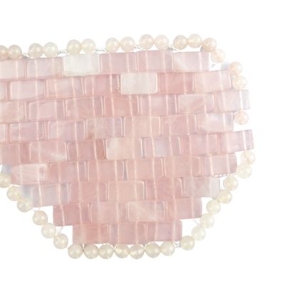Cuidado de los ojos Natural Rosa Cuarzo Mascarilla para los ojos Mascarilla para el rostro Jade Mascarilla curativa Cristal Piedra Antienvejecimiento Cuidado de la piel facial Herramientas de masaje facial