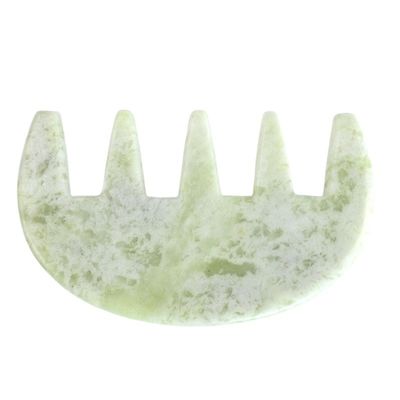 Masaje muscular 100% natural Xiuyan Jade Gua Sha raspado peine Guasha piedra masaje facial cuerpo Spa cuidado de la piel herramienta de belleza