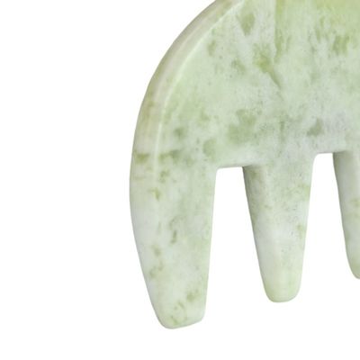 Masaje muscular 100% natural Xiuyan Jade Gua Sha raspado peine Guasha piedra masaje facial cuerpo Spa cuidado de la piel herramienta de belleza