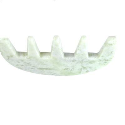 Masaje muscular 100% natural Xiuyan Jade Gua Sha raspado peine Guasha piedra masaje facial cuerpo Spa cuidado de la piel herramienta de belleza