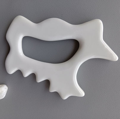 Masajeador corporal y facial para 2024 Herramienta de Gua Sha de cerámica Guasha Piedra Cuidado de la piel Spa Facial