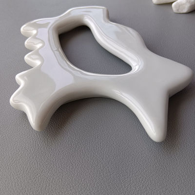 Masajeador corporal y facial para 2024 Herramienta de Gua Sha de cerámica Guasha Piedra Cuidado de la piel Spa Facial