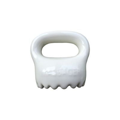 Cepillo de masaje para el cuero cabelludo de cerámica blanca para masajeador de cabeza y equipo de masaje corporal herramienta de relajación de atención médica 2024