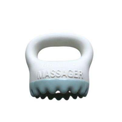 Equipo de masaje corporal 2024 Cerámica Blanca Gua Sha Raspador de Masaje Cepillo para Cuero Cabelludo Peinado Terapia de la Cabeza y Herramienta de Belleza Facial