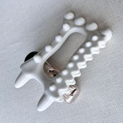 Logotipo personalizado disponible herramienta de masaje de cerámica Gua Sha portátil para el cuidado personal de la piel