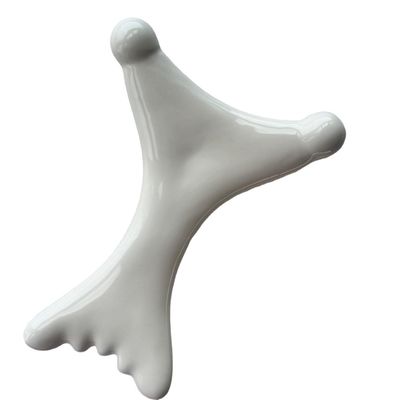 Logotipo personalizado DisponibleD Masajeador de músculos del cuerpo Cerámica Gua Sha Herramienta de masaje para el cuidado personal de la piel