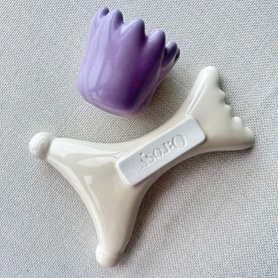 Logotipo personalizado DisponibleD Masajeador de músculos del cuerpo Cerámica Gua Sha Herramienta de masaje para el cuidado personal de la piel