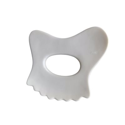 Logotipo personalizado Disponible Mini Cerámica Gua Sha Herramienta de Masaje Masaje corporal para el Cuello Cara y Cuidado de la Piel Spa Elevación facial
