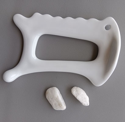 Tabla de Gua Sha de cerámica profesional para mejorar la circulación sanguínea y la relajación