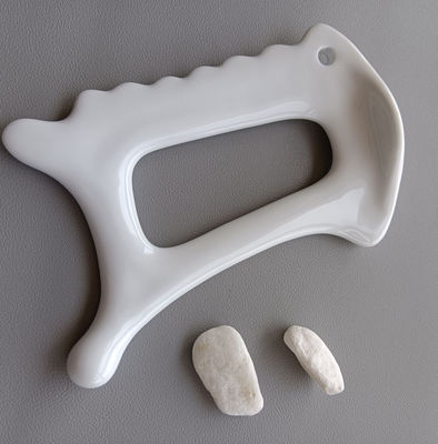 Tabla de Gua Sha de cerámica profesional para mejorar la circulación sanguínea y la relajación