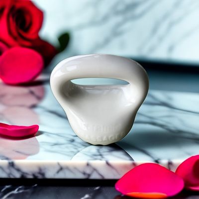 Relajación del cuerpo y la cara Cuero cabelludo Cuidado de la salud personal Herramienta de raspado de Gua Sha de cerámica microcristalina con logotipo personalizado