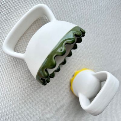 Equipo de masaje corporal Guasha de cerámica herramienta para masaje muscular relajante cara cuello espalda cuerpo entero