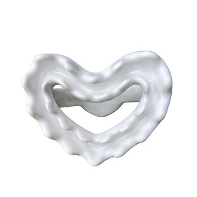 Masajista facial 2024 Forma de corazón China Cerámica Gua Sha raspado herramienta de masaje para la relajación del cuerpo y el dragado de meridianos