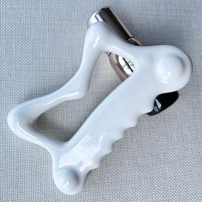 Herramienta de masaje cerámica Gua Sha para masajeador facial Cuerpo Cuidado de la piel propio Spa Equipo de belleza de estiramiento facial