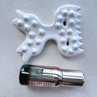 Herramienta de masaje corporal Gua Sha de cerámica blanca raspado Guasha Piedra para el cuidado personal de la piel Spa cuerpo entero relajar masajeador de belleza