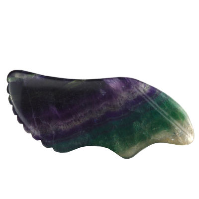 Equipo de masaje corporal Las herramientas de masaje más vendidas para el año 2024 Arco iris Fluorito Gua Sha Stone Cuidado personal de la piel y Spa Facial
