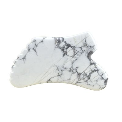 Equipo de masaje de salud corporal 2024 Howlite Gua Sha Tabla de raspado para herramienta de belleza