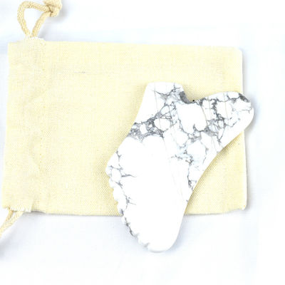 Equipo de masaje de salud corporal 2024 Howlite Gua Sha Tabla de raspado para herramienta de belleza