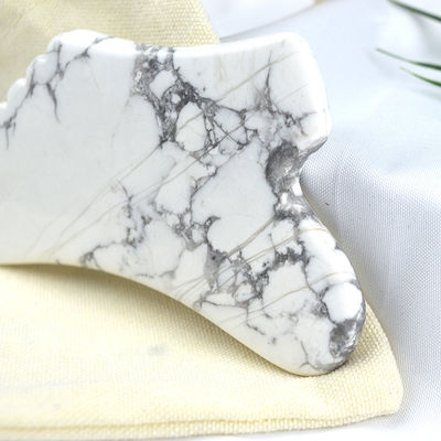 Equipo de masaje de salud corporal 2024 Howlite Gua Sha Tabla de raspado para herramienta de belleza