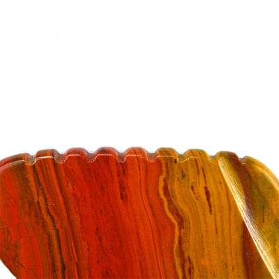 2024 Caliente Natural Rojo Mookaite Jasper Gua Sha Masajista Logotipo personalizado Cuidado de la piel Antienvejecimiento Curación Piedra raspado Herramientas de masaje