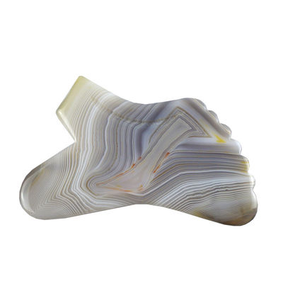 Logotipo personalizado disponible 100% Agate Gris Natural Gua Sha Herramienta de Masaje para Cuidado de la Piel del Cuerpo Spa de Estiramiento Facial Equipo de Belleza