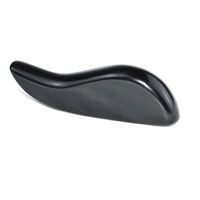 Piedra de Gua Sha Obsidiana de banda natural negra para masaje corporal y herramienta profesional de adelgazamiento facial