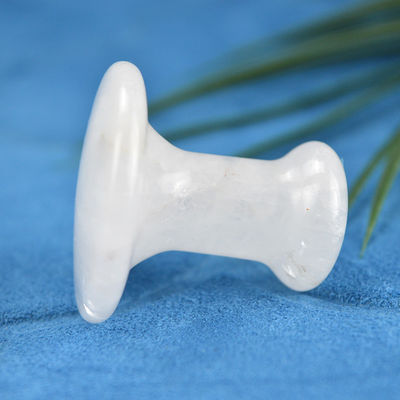 Piedra natural de forma de hongo de masaje Gua Sha para masajes faciales y corporales