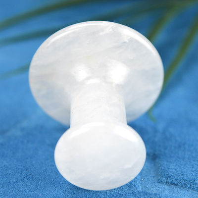 Piedra natural de forma de hongo de masaje Gua Sha para masajes faciales y corporales