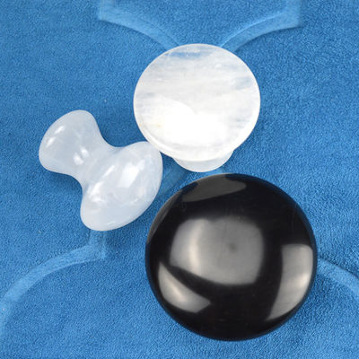 Piedra natural de forma de hongo de masaje Gua Sha para masajes faciales y corporales