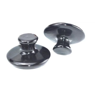 Herramienta de masaje corporal 2024 Piedra Bian Negro Gran hongo en forma de Gua Sha Masajista para masaje facial y cuidado de la salud 55mm*35mm