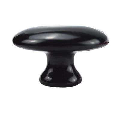 Herramienta de masaje corporal 2024 Piedra Bian Negro Gran hongo en forma de Gua Sha Masajista para masaje facial y cuidado de la salud 55mm*35mm