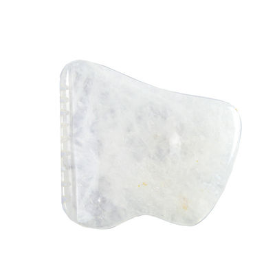 Herramienta de tablero en forma de Gua Sha de cuarzo claro para la salud de la piel de la cara y el cuello OEM/ODM aceptado