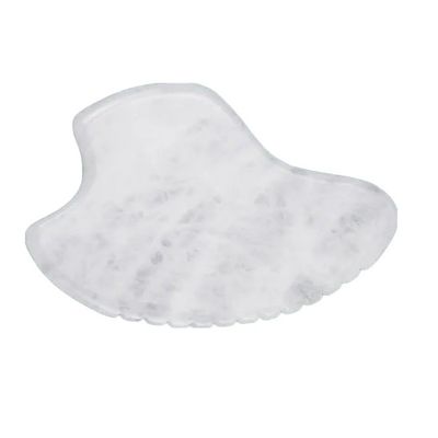 Herramienta para el cuidado personal de la piel Jade Blanco Gua Sha Scraping Tabla de masaje para masajeador de cuerpo Función 2024 Producto de tendencia