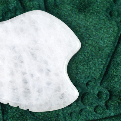Herramienta para el cuidado personal de la piel Jade Blanco Gua Sha Scraping Tabla de masaje para masajeador de cuerpo Función 2024 Producto de tendencia
