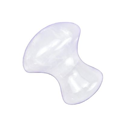 Piedra de raspado de Gua Sha en forma de hongo de cuarzo caliente y claro para masaje muscular de cuerpo completo herramienta y tratamiento facial