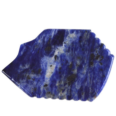 Logotipo personalizado disponible en 2024 Blue Sodalite Gua Sha Scraping Massage Board para masajeador facial y corporal Spa Stone