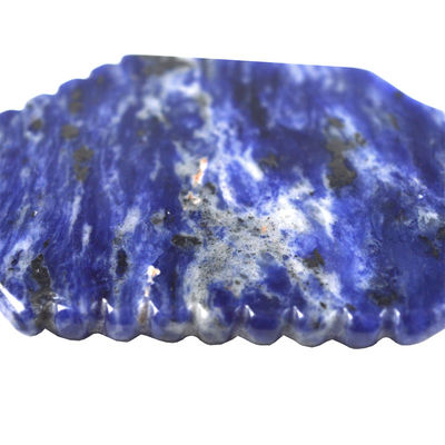 Logotipo personalizado disponible en 2024 Blue Sodalite Gua Sha Scraping Massage Board para masajeador facial y corporal Spa Stone