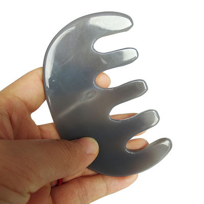 Experimenta los beneficios del peine Agate Gua Sha Perfecto para masajes de cabeza y cuidado de la belleza