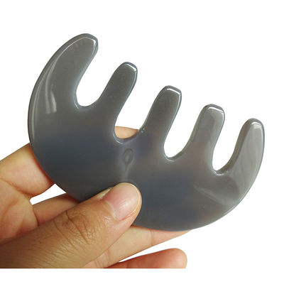 Experimenta los beneficios del peine Agate Gua Sha Perfecto para masajes de cabeza y cuidado de la belleza