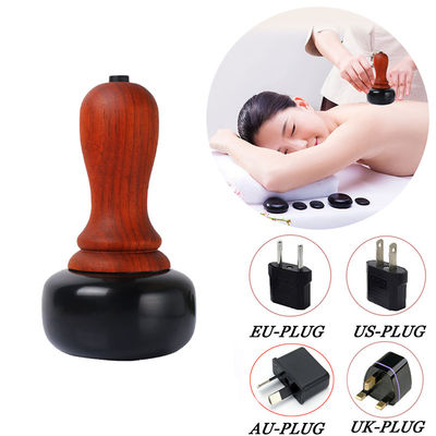 Masajeador eléctrico de gua sha para cubos Terapia con piedras calientes para relajar los músculos Raspadura de la piel y tratamiento de moxibustión en el cuerpo