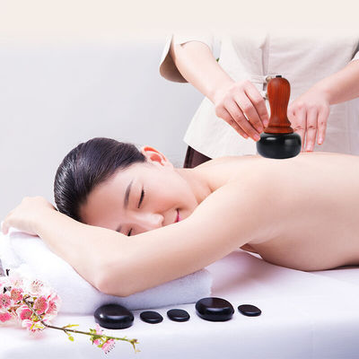 Masajeador eléctrico de gua sha para cubos Terapia con piedras calientes para relajar los músculos Raspadura de la piel y tratamiento de moxibustión en el cuerpo