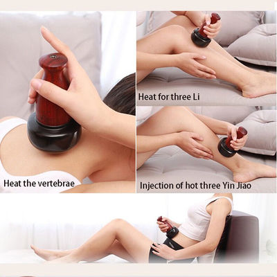 Masajeador eléctrico de gua sha para cubos Terapia con piedras calientes para relajar los músculos Raspadura de la piel y tratamiento de moxibustión en el cuerpo