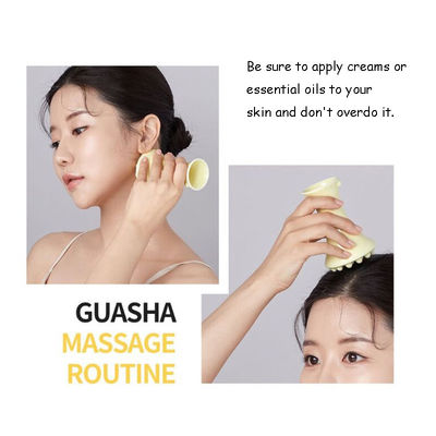 SPA Acupuntura Terapia Cerámica Gua Sha herramienta de raspado para el tratamiento antienvejecimiento del cuerpo cara Cuello y cabeza en cerámica