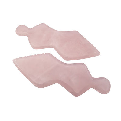 Jade natural rosa Guasha herramientas faciales para SPA cuerpo cara cuello y ojos cuidado de la piel masajeador facial