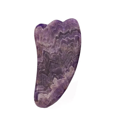 Masajeador facial natural antienvejecimiento portátil para masaje portátil femenino portátil raspando lápiz de amatista