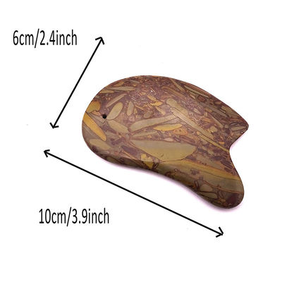 Apoyo OEM / ODM Natural Nuwa Stone Facial Gua Sha Scraping Herramienta de masaje de piel para levantamiento médico portátil y belleza