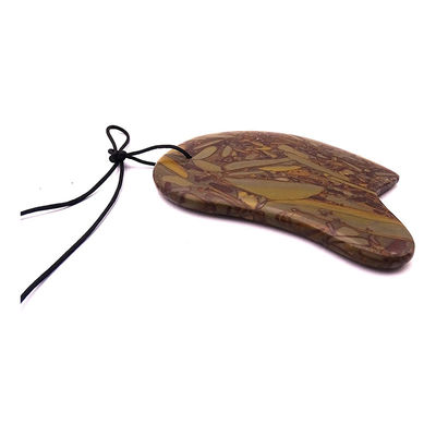Apoyo OEM / ODM Natural Nuwa Stone Facial Gua Sha Scraping Herramienta de masaje de piel para levantamiento médico portátil y belleza