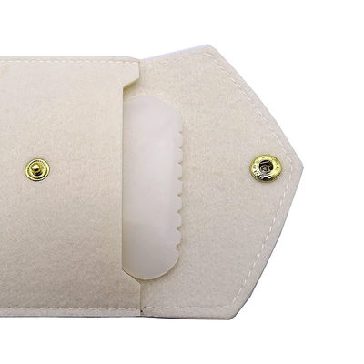 Masajista corporal portátil portátil de jade blanco afgano Gua Sha Board para cuidado facial y corporal personalizable