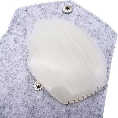 Masaje / Elevación Firmamiento / Función antienvejecimiento Natural afgano Jade Blanco Gua Sha Tabla para masaje Spa Acupuntura Terapia